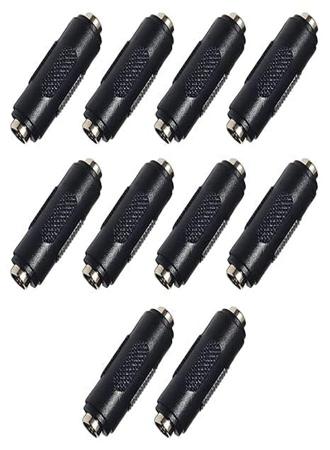 ام كي محول طاقة تيار مستمر MX 12V 5.5mm x 2.1mm، موصل مقبس أنثى إلى أنثى 12/24 فولت لشريط إضاءة LED، وكاميرا مراقبة CCTV، وتمديد مصدر الطاقة (عبوة من 10 قطع) - Image 1